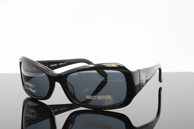Gafas de sol para mujer Harley Davidson HDX804/BLK3 negras 59 mm azul lente logotipo Foto 1 de 4