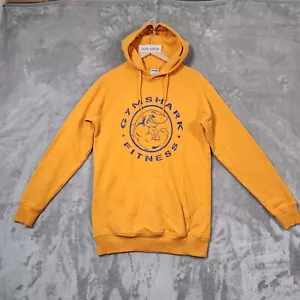 Gymshark Hoodie Adult Unisex S Yellow Activewear Casual Gym Cotton Blend - Picture 1 of 11