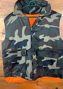 Northwest Territory Hunting Camo Vest Men XL Reversible Orange - Picture 1 of 9