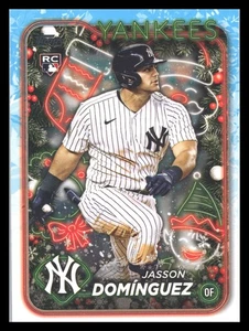 2024 Topps Holiday #H75 Jasson Domínguez RC New York Yankees - Picture 1 of 2