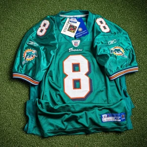 Authentic Daunte Culpepper Miami Dolphins Reebok BNWT VIntage NFL Jersey S:48/M - Bild 1 von 21