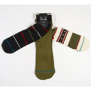PACK DE 3 CALCETINES DE TRIPULACIÓN STANCE GREETINGS Talla M (Hombres 6-8.5 Mujeres 8-10.5) - Imagen 1 de 2
