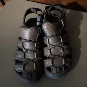 Sandalias de Senderismo Atléticas Ajustables Khombu Para Hombres Marrón Talla 10 M Aire Libre Verano Usadas en Excelente Condición - Imagen 1 de 12