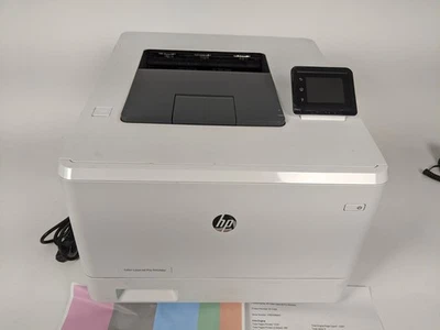 HP Color LaserJet Pro M454dw Laser Printer Duplex Wireless NO TONER Pages 12341 - Image 1 of 4