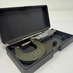 Micrómetro exterior Mitutoyo 0-1" .0001" con estuche Japón herramienta de medición de precisión - Imagen 1 de 10