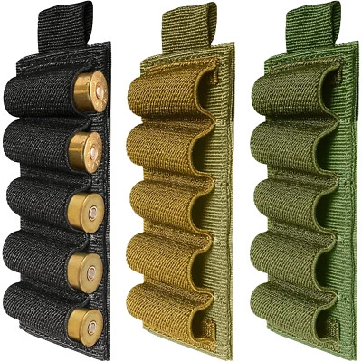 Tactical Shotgun 5 Rounds Shell Card Holders 12/20 Ga Side Saddle Shell Carrier - Image 1 of 4