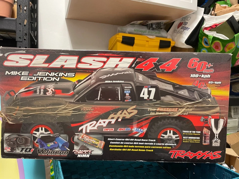 Traxxas Slash 4x4 VXL Mike Jenkins Edition Short Course 4x4 Off-Road Race Truck - Image 1 of 1