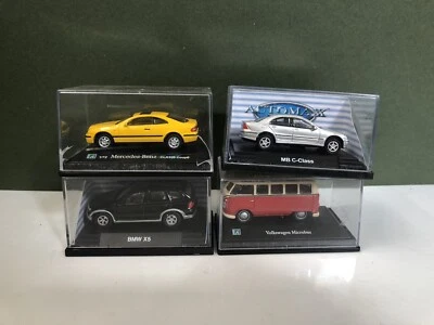 Cararama & Automax Collection Mercedes Benz CLK C Class BMW X5 VW Microbus 1/72 - Image 1 of 4