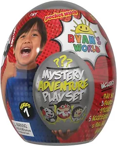Ryan's World Giant Egg SILVER Mystery Adventure Playset W/ Figures NEW - Picture 1 of 5