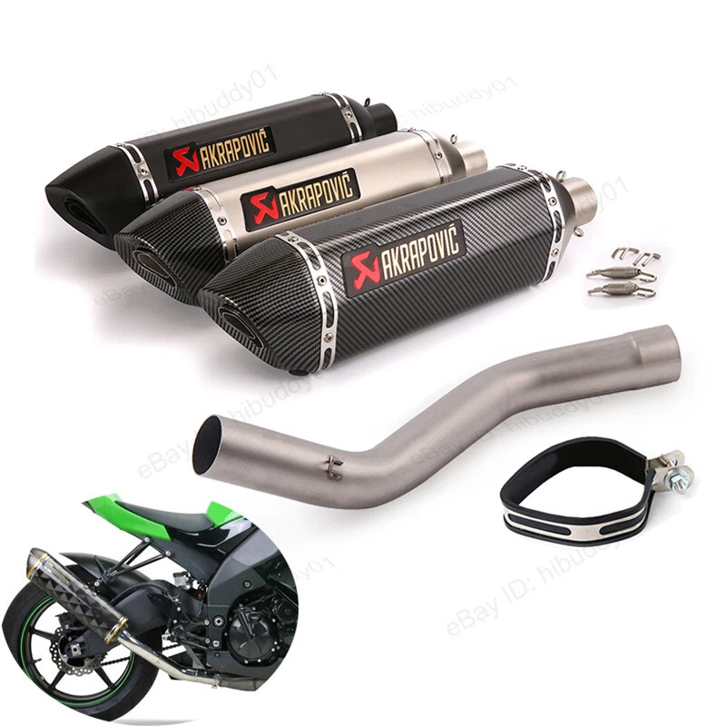 Silenciador silenciador DB Killer tubo de escape 51 mm para Kawasaki Ninja ZX10R 2008-2020 Foto 1 de 4