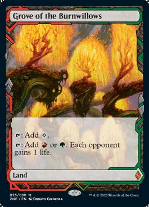 MTG - GROVE OF THE BURNWILLOWS - Zendikar Rising Expeditions (U) - Image 1 of 1