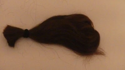 Cola de caballo cabello humano 12 pulgadas negra recta corte fresco Filipinas Foto 1 de 2