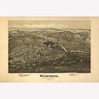 Map of Wilmerding PA; Antique Map; Pictorial or Birdseye Map, 1897