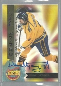 1995 Signature Rookies Signatures #49 Daniel Tjarnqvist /7750 (ref36676)