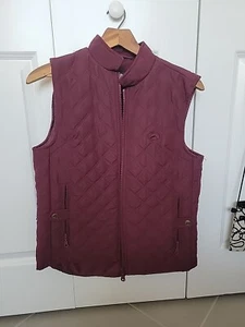 RIDING SPORT Equestrian Vest. Burgandy. M. Excellent Preowned. Double Zipper. - Bild 1 von 8