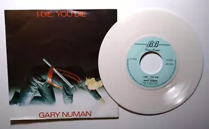 Gary Numan I Die You Die 7" Vinyl Record Netherlands RARE White Color 1980 Synth - Picture 1 of 10