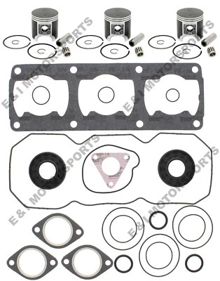 Rodamientos de pistones Polaris XLT 580 SPI juntas sellos de manivela estándar 64 mm 1992 1993 1994 Foto 1 de 4