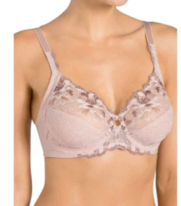 Reggiseno Triumph Modern Bloom morbido con ferretto beige naturale taglia 32B omaggio P&P UK - Foto 1 di 2
