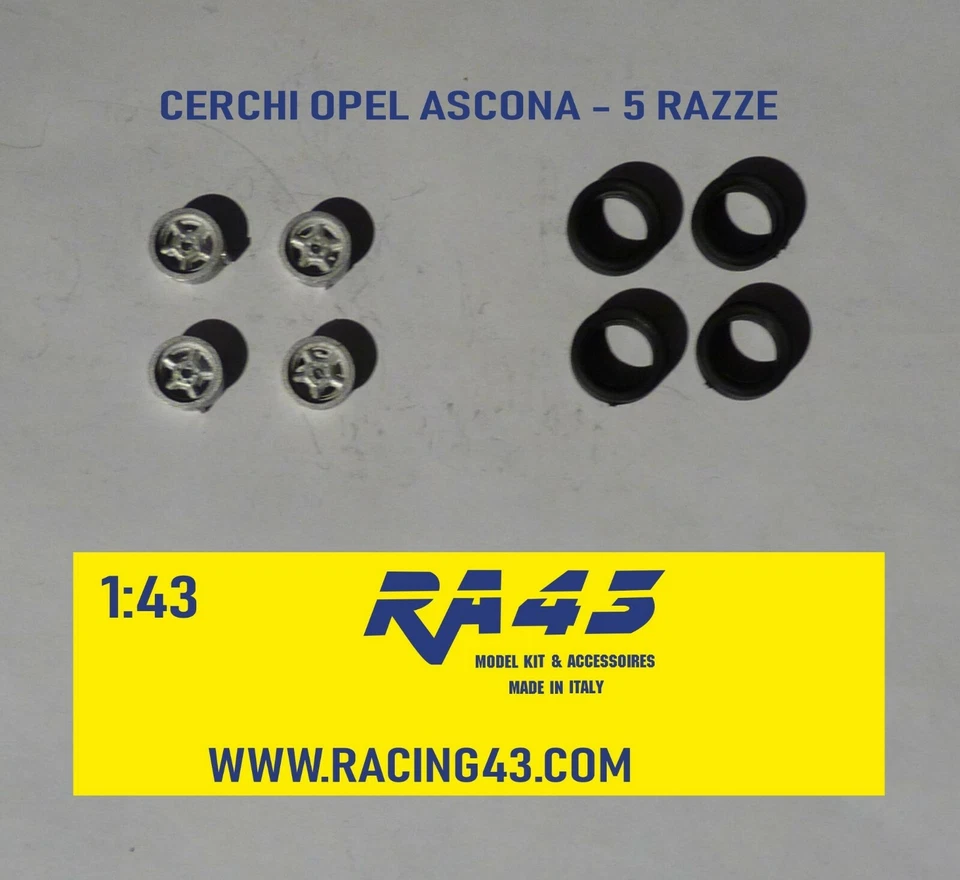 1/43 Cerchi Wheels Opel Ascona - Immagine 1 di 1