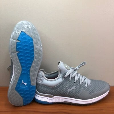 Tênis de golfe PUMA PROADAPT Alphacat Spikeless 'prata/azul Ibiza' 195695-04 masculino 8 - Imagem 1 de 4