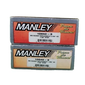Manley 10649-8 1.600" + 10650-8 2.012" X 11/32 STEM HD Intake/Exhaust Valve set - Picture 1 of 7