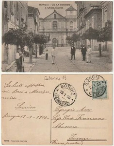 BORGIA - CATANZARO - VIA XX SETTEMBRE E CHIESA MATRICE - VIAGG. 1916 -67469- - Picture 1 of 1
