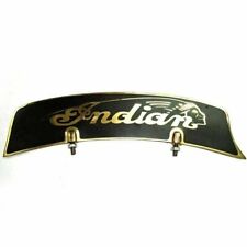 New Brass Front Mudguard Number Plate For Indian Chief Motorcycle