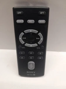 SONY RADIO CD RECEIVER PLAYER REMOTE CONTROL RM-X151 OEM Black - Picture 1 of 9