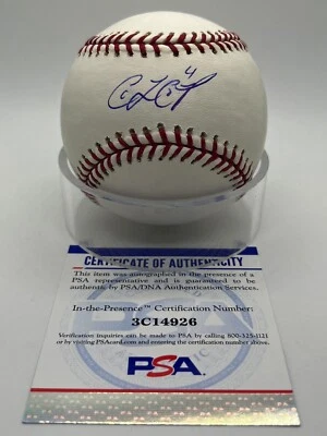 Coco Crisp Indians Red Sox Signed Autograph Baseball PSA DNA In the Presence *26 - Image 1 of 2
