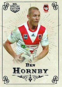 2018 ST GEORGE ILLAWARRA DRAGONS NRL Card BEN HORNBY Glory - Bild 1 von 1