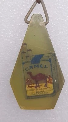 Cigarettes camel key chain old plastic era rare  - Image 1 of 4