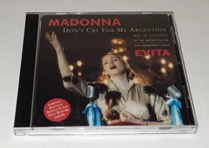 MADONNA DON'T CRY FOR ME ARGENTINA LIMITED EDITION 1996 AUSTRALIA CD SINGLE (k) - Picture 1 of 2