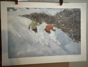 “New Powder” Art Print By John Loren Head S/N LE 52/750 - Picture 1 of 6