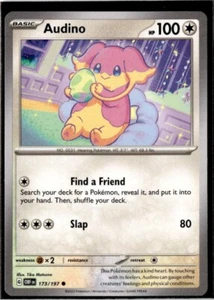Audino - 173/197 - Common - Pokemon Obsidian Flames - Picture 1 of 1