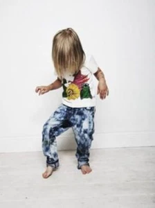 [mini rodini] Snowy Jean Pants - New with Tag - Picture 1 of 5