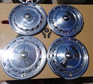 OEM GM Set of 4 14" Hubcap Caps Wheel Covers 1957 Chevrolet Bel Air - Picture 1 of 7
