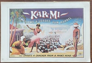 Kar-Mi Gewehrlauf Poster Reproduktion aus Buch 100 Jahre Magie Poster 1976 - Bild 1 von 2