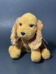 "Bolsa de frijoles vintage Russ Berrie DUDLEY perro felpa 4""" - Imagen 1 de 9