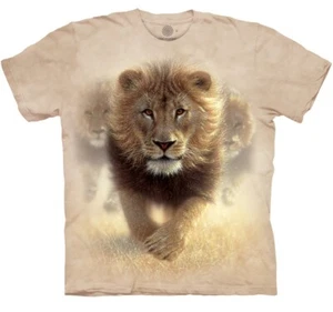 Lion Eat My Dust King Jungle Cat Lions Proud The Mountain Beige T-Shirt M-2X - Picture 1 of 4