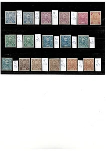 Montenegro 1902. Juego completo, diferentes perforados MH/MNH - Imagen 1 de 1