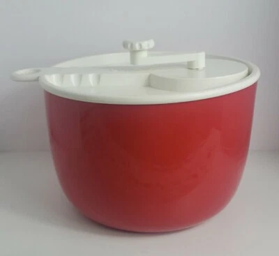 Spinner de ensalada roja Copco modelo vintage 604 diseño Sam Liebowitz Foto 1 de 4