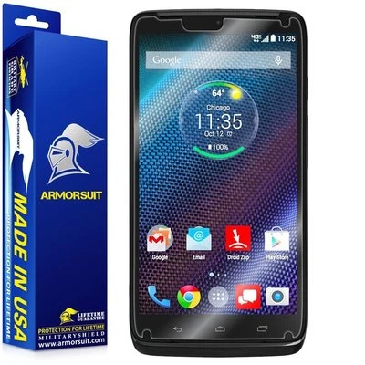 [Paquete de 2] ArmorSuit Motorola Droid Turbo Estuche Protector de Pantalla Amigable Foto 1 de 4