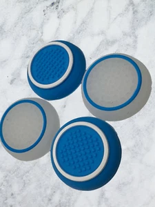 Pro Gamer Thumb Grips for PS4 PS5 & Xbox - 4pcs Blue & White - Picture 1 of 6