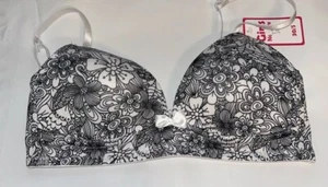 Girls No Wire Flower Bra, 30S - Picture 1 of 3