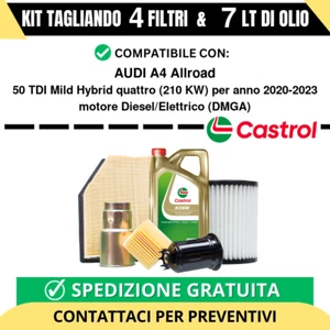 Tagliando per AUDI A4 Allroad 50 TDI Mild Hybrid quattro 210 kw - 7 Lt di Cas... - Foto 1 di 2