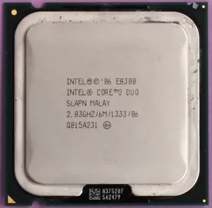 Intel Core 2 Duo E8300 SLAPN 2.83GHz LGA 775 Dual-Core Desktop CPU Processor - Picture 1 of 2