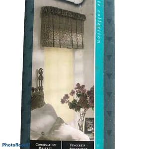 Wamsutta Wide Pocket Curtain Rod 2 1/2” W Extends 28-48” Projection 3.5-6” - Picture 1 of 2