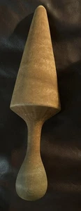 Vintage rustikal handgedrechselt Holz MUDDLER Stampfer Stößel Kegelform Geschirr - Bild 1 von 3