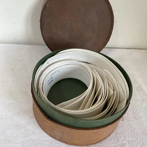 Vintage Leather Collar Box With Job lot Of 18.5” Collars - Picture 1 of 8