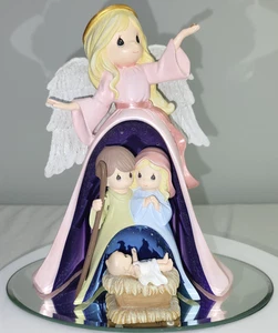 Precious Moments Hamilton Collection Limited Holy Family 3 Nesting Figurines Vtg - Picture 1 of 21